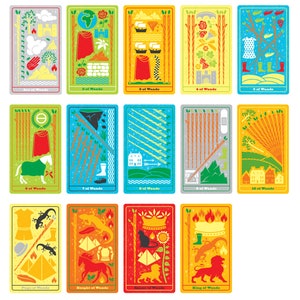Mazzo di carte dei tarocchi • Edizione indipendente dei tarocchi smontati • Carte dei tarocchi uniche • Regali esoterici • Arte occulta • Strumento di divinazione immagine 9
