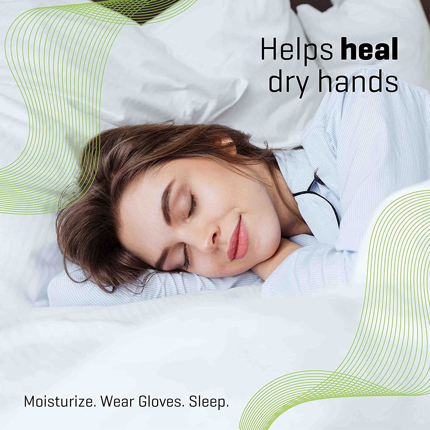 Moisturizing Gloves Overnight Bedtime Cotton Cosmetic Premium Etsy