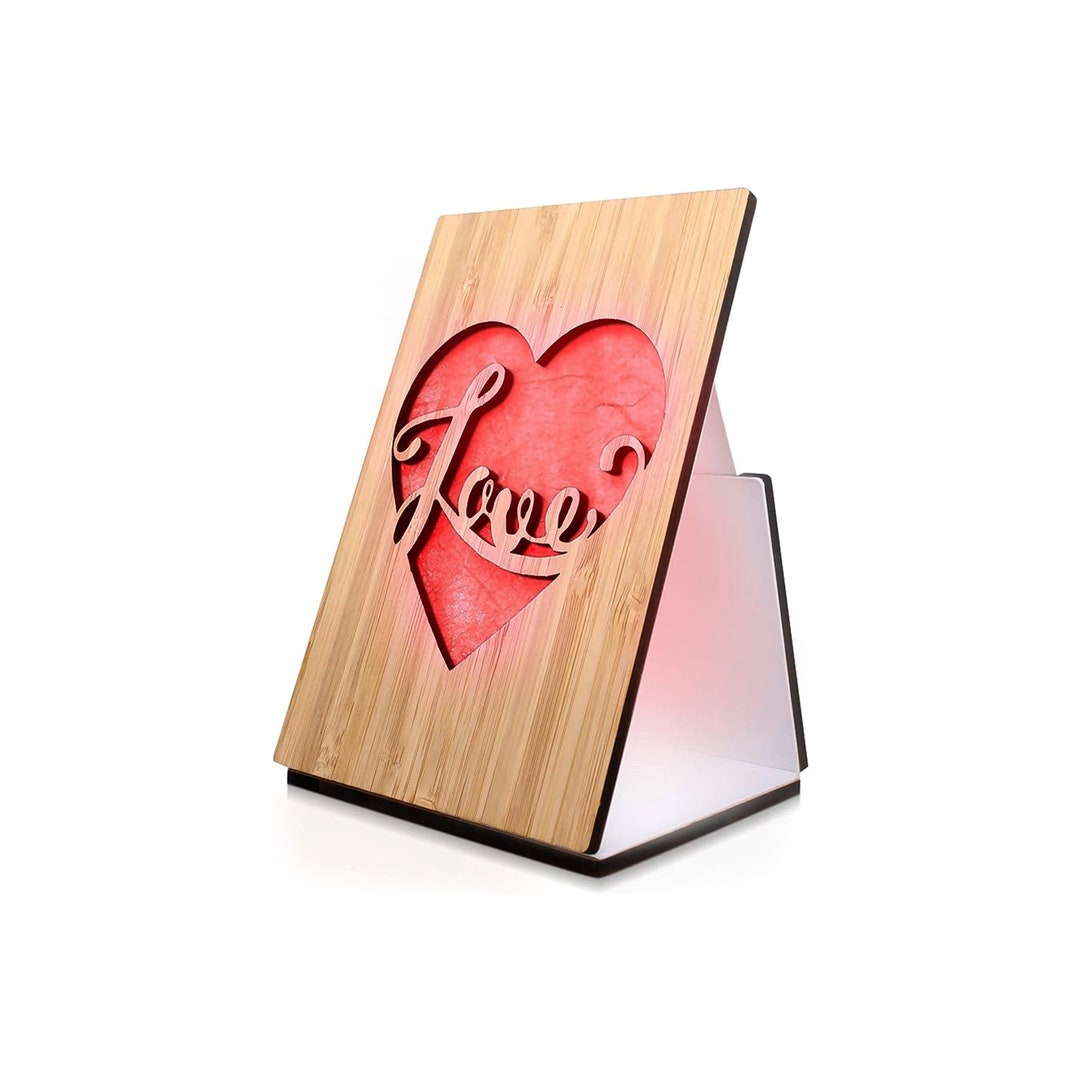 Heartspace Led Light up Cards With 3D Pop Up Handmade Sustainable