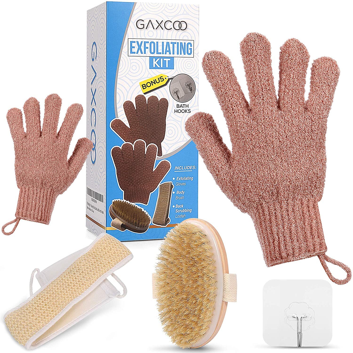 Exfoliating Body Scrub Kit with Exfoliating Gloves Dry Body Etsy