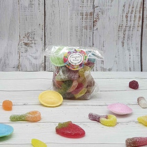 Sustainable Vegan Pick 'n' Mix Sweets | Compostable Cellulose Pouch | Gluten Free Available | Sweet Pouch 100g
