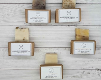 All Natural Handmade Soap Bar | Sustainably Packaged Soap | Natural Ingredients Palm Oil Free | 60g
