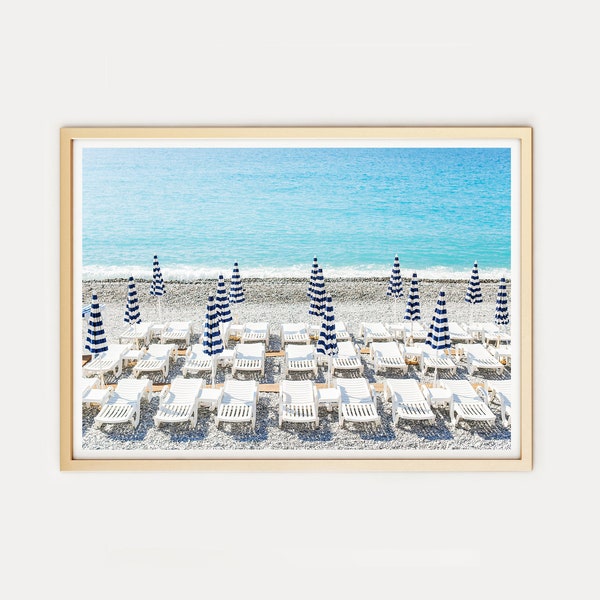 French Riviera Print: "Côte D'Azur" // Nice (France Photography, Nice, France Wall Art, Fine Art Photography, France prints, Europe Prints)