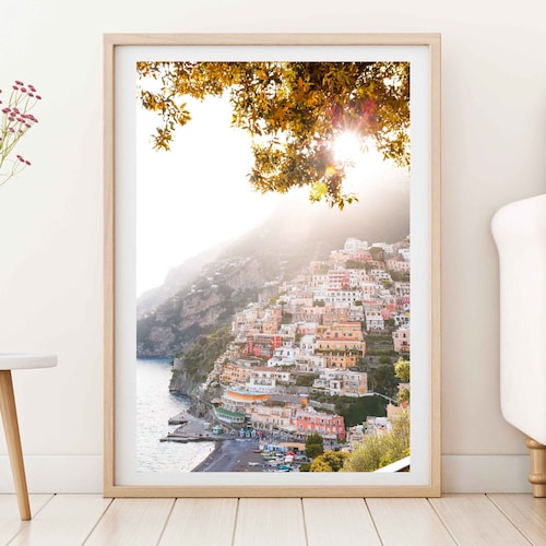 Amalfi Coast Italy Wall Art Italy Photography Black and Etsy