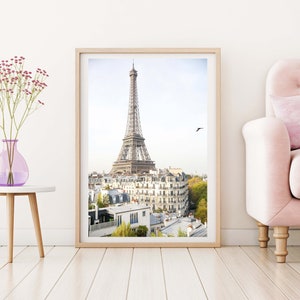 Paris Photo Print // &quot;Eiffel Dusk&quot; (Paris Travel photography,Blue door Paris, Paris photography print,  fine art photography)