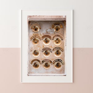 Venice in the fog: &quot;Doorbells of Venice&quot; (Venice art print, Italy art print, Venice wall art, Venice, Italy print, travel photo, wall art)