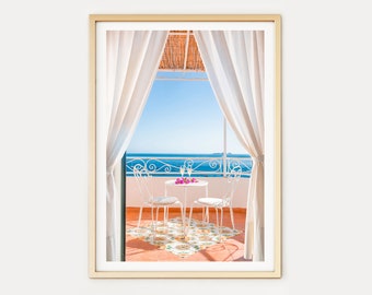 Positano Wall Art // Positano Cocktail Hour (Positano prints, Italy art prints, Amalfi Coast, Italy print, travel photography, wall art)