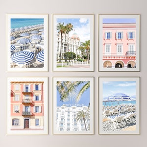 French Riviera Print set of 6 // Dreaming of The Riviera( France photography,photography print,  fine art photography, travel photography
