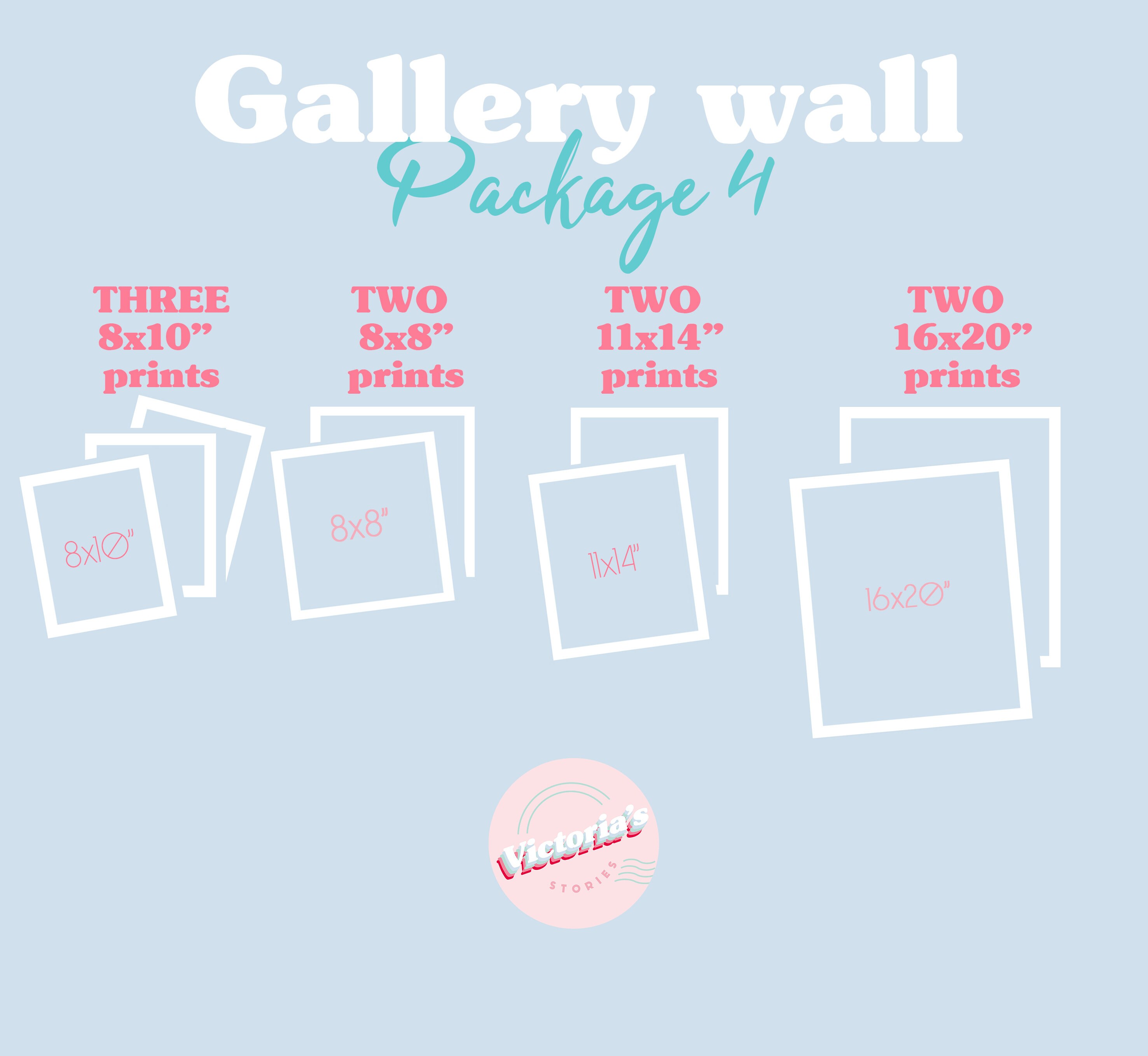 Create your own Gallery Wall // Print set digital wall art Etsy