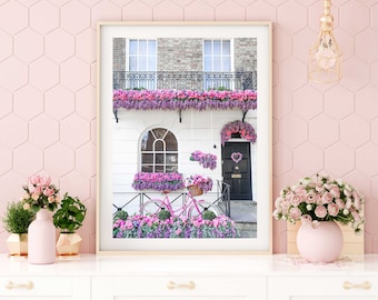 London Travel Print // “Belgravia Bicycle" (London Print, London Architecture, London Photography, Travel Photography, Fine Art Photography)