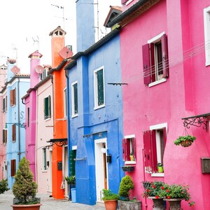 Italy Print: Burano Bliss, Italy Wall Art, Italy Photography, Travel Photo Print, Fine Art Print, Travel Wall Art, Travel Photography image 5