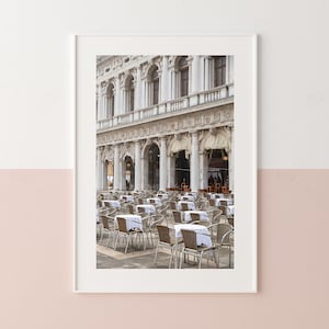 Venice in the fog: &quot;Caffetteria&quot; (Venice art print, Italy art print, Venice wall art, Venice, Italy print, travel photo, wall art)