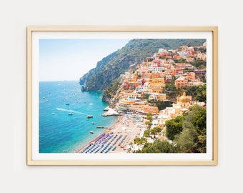 Positano Wall Art // Love Summer (Positano prints, Italy art prints, Amalfi Coast, Italy print, travel photography, wall art)