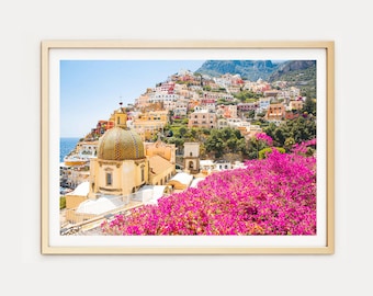 Positano Wall Art // Positano View (Positano prints, Italy art prints, Amalfi Coast, Italy print, travel photography, wall art)