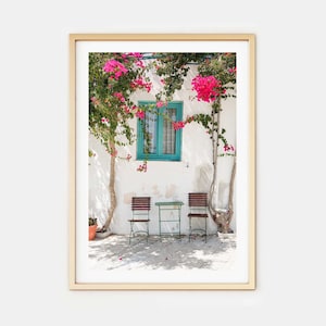 Mykonos Greece Photo Print // &quot;Greek Summer Moment&quot; (Greece wall art, digital fine art,art photography, greece gift, unique photo print)