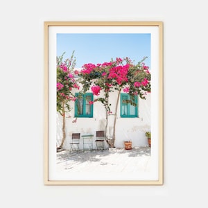Greek Island Photo Print // &quot;Greek Coffee Break&quot; (Greece wall art, digital fine art,art photography, greece love gift, unique photo print)