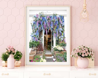 London Travel Print // “Floral Fantasy” ( London Art Prints, London Architecture, London Photography, Travel Photography, London Print)