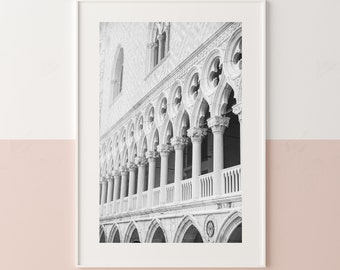 Venice in the fog: "Corners of San Marco" (Venice art print, Italy art print, Venice wall art, Venice, Italy print, travel photo, wall art)