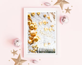 Christmas in London Print: "All that Glitters is Gold" //  Fine Art Photo, Christmas Print, Christmas Decor, Christmas Gift, London Art