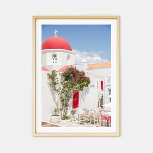 Mykonos Greece Photo Print // "Mykonos Delights" (Greece wall art, digital fine art,art photography, greece love gift, unique photo print)