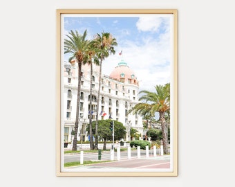 French Riviera Print: "Le Negresco" (France Photography, Nice , France Wall Art, Fine Art Photography, France prints, Europe Print)