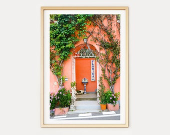 Positano Pictures // "Positano to Florida" (grabados Positano, impresiones de arte de Italia, Amalfi Coast, impresión de Italia, fotografía de viajes, arte mural)