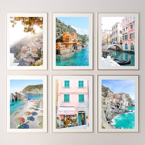 Italy Print set of 6 // Dreaming of Italy (Italy photography, Italy photography print,  fine art photography, travel photography)