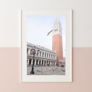 Venice in the fog: &quot;Bell Tower&quot; (Venice art print, Italy art print, Venice wall art, Venice, Italy print, travel photo, wall art)