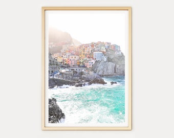 Manarola Italy Photo Print, Cinque Terre Wall Art