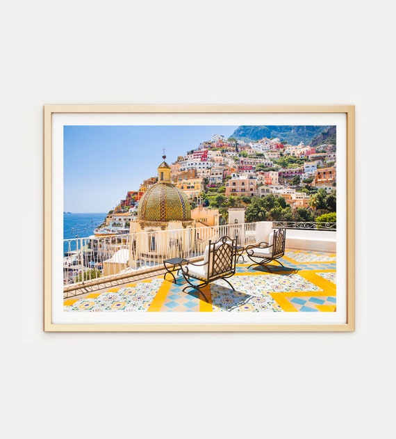 Positano Wall Art // Positano Balcony View positano Prints - Etsy