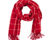 Red Adaline Scarf - Monogrammed - Scarf