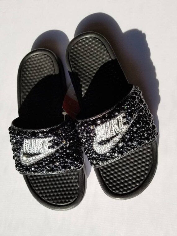 bling nike sandals