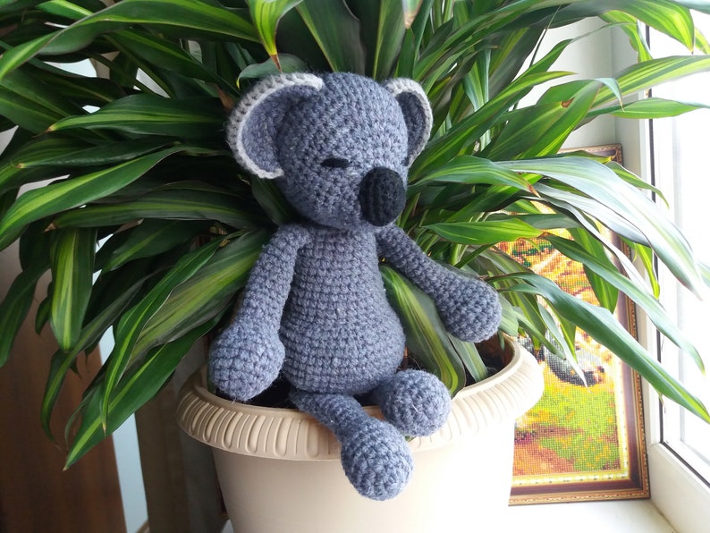 Koala Crocheted koala bear Stuffed animal Decorate nursery image 9