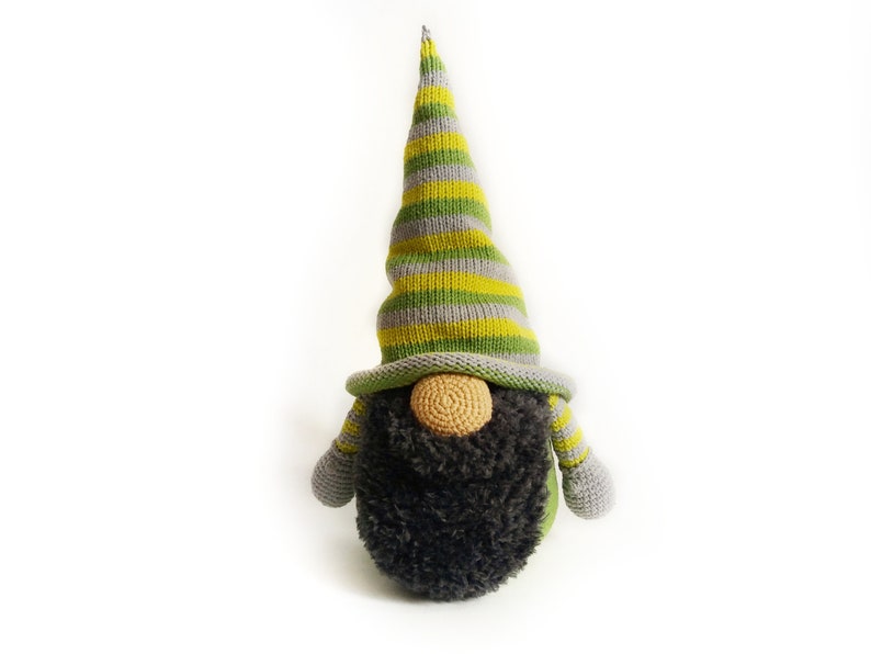 Scandinavian gnome Doorstop Amigurumi Decorate nursery Crochet image 5