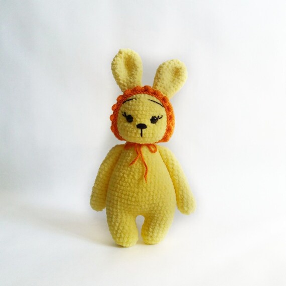 Crocheted Soft Plush Bunny Birthday Gift Baby Shower Present Baby Room Decoration Stuffed Animal Rabbit Surprise For Girlfriend Plush Toy