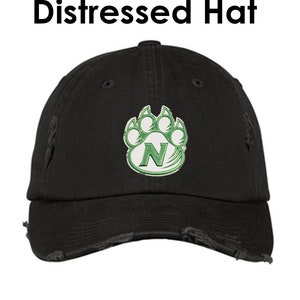 Northwest Missouri State University Distressed Adjustable Hat, NWMSU Hat, Bearcat Hat, Bearcat Pride, New Student Gift