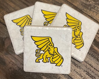 Missouri Western State University Set of Marble Coasters, MWSU Coasters