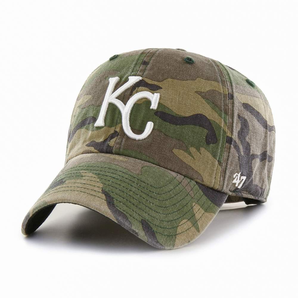 Camo Kansas City Hat, Camo KC Royals Adjustable Hat - Etsy display picture 3