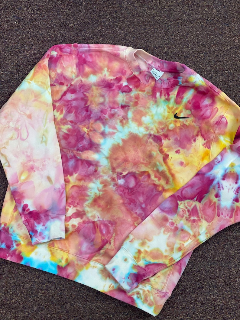 Nike Tie Dye Crewneck/Hoodie, "Kaleidoscope" Nike Unisex Hoodie/Crewneck image 1