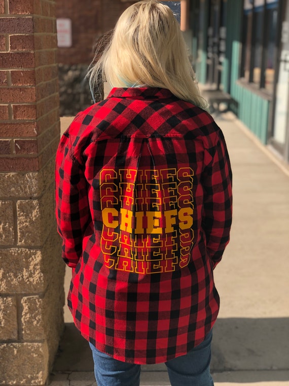 kansas city chiefs flannel shirt