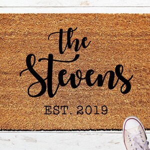 Coir Customized Door Mat, Personalized Door Mat, Housewarming Gift, Custom Gift, Housewarming Gift