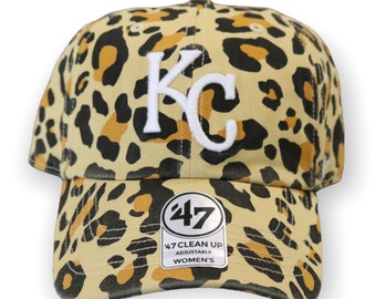 KC Cheetah Hat, Women's Kansas City Royals Adjustable Hat