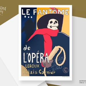The Phantom of The Opera (Horror Art Print)