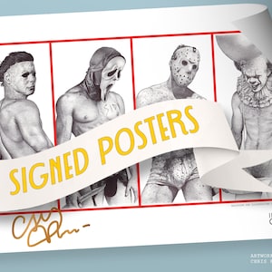 Signed Horror Poster