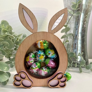 Personalised Easter Bunny Egg For Mini Chocolate Eggs