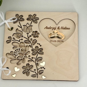 Carte de mariage en bois, carte de voeux de mariage, carte personnalisée, cadeau de mariage, toutes les langues