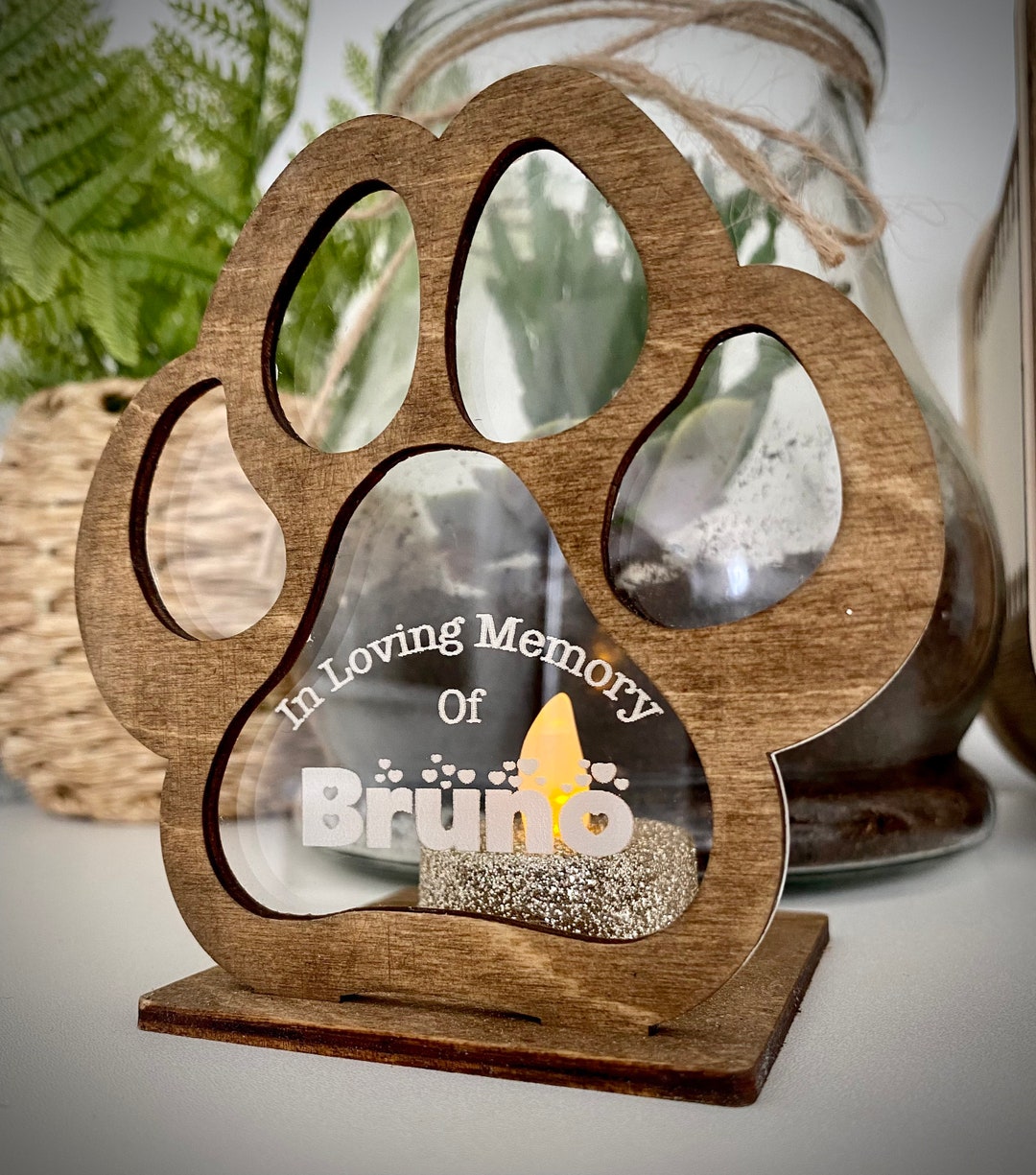 ROUND PUG MARKS - TEA LIGHT HOLDER main image 1