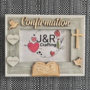 Confirmation Photo Frame 6x4, Confirmation gift , Confirmation Keepsake,