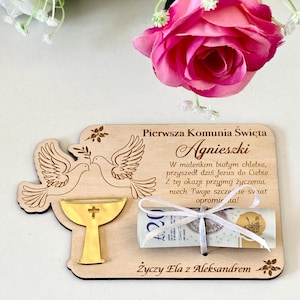 Presente de Primeira Comunhão, Presente de Batismo, Presente de Cerveja, Presente de Natal, Presente de Carteira de Dinheiro, Porta-Dinheiro, Ideia de Presente de Dinheiro, Presente Personalizado,