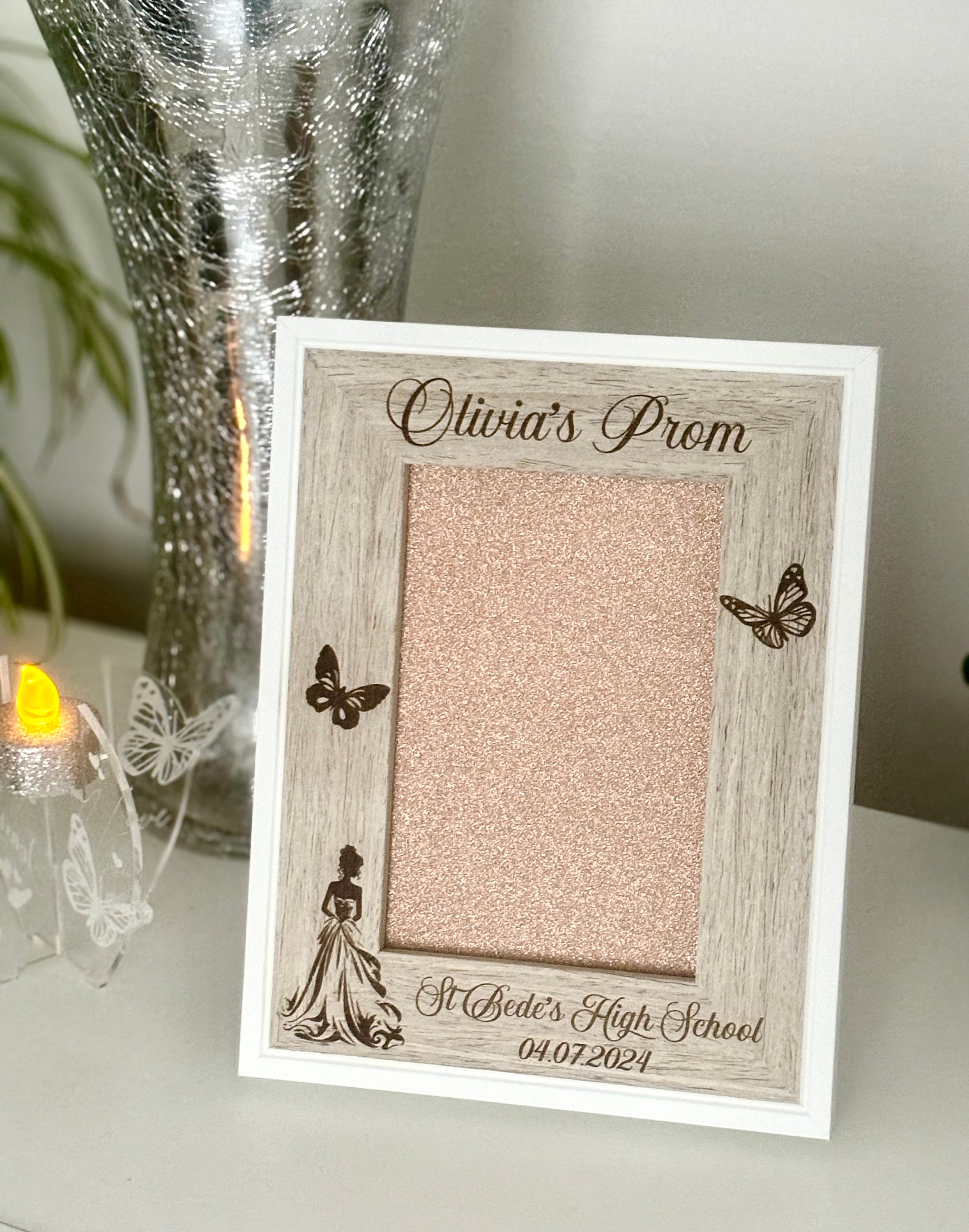 Personalised Prom Photo Frame , Prom Gift , Prom Keepsake,